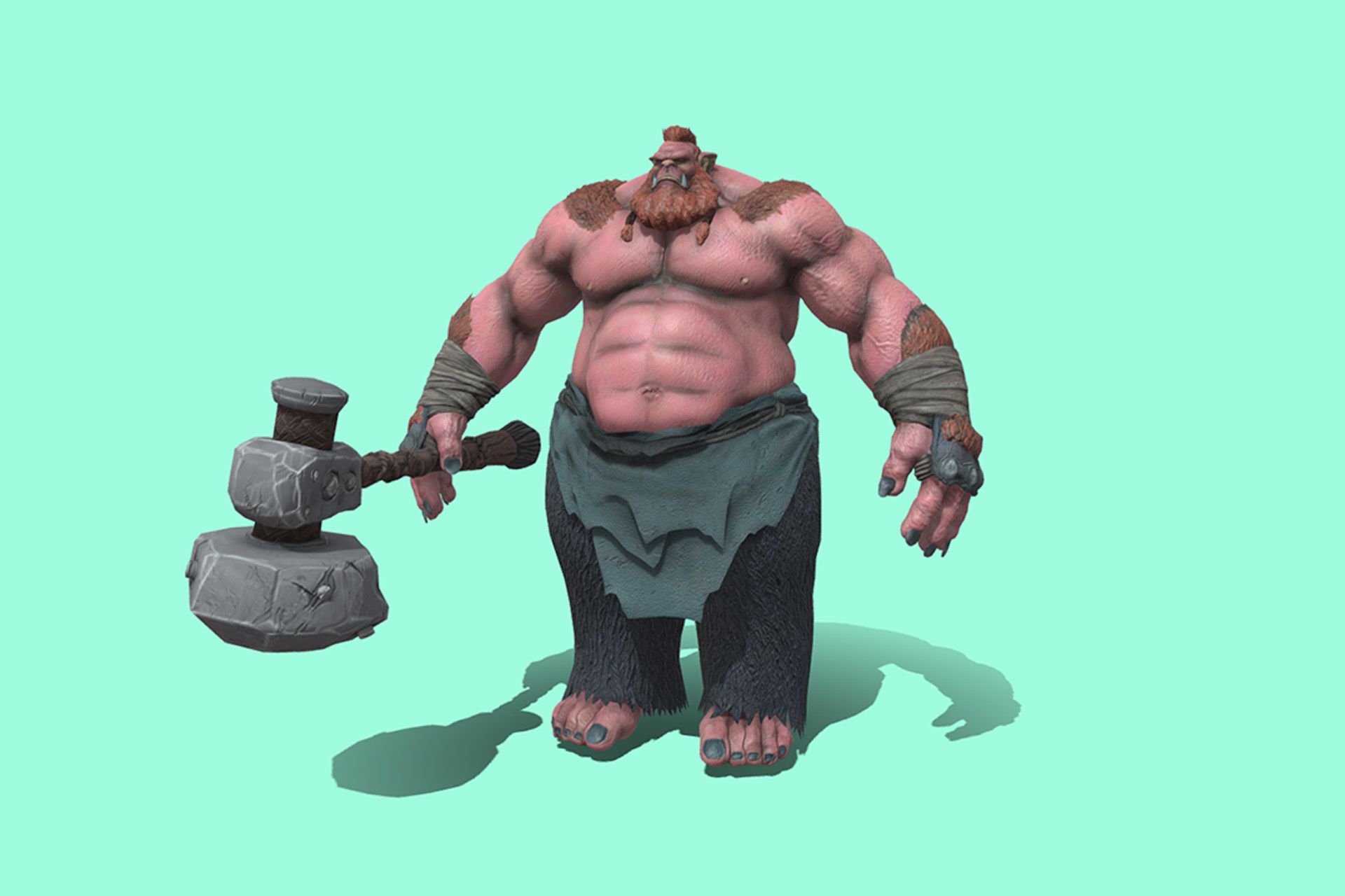 Giant Low-poly 3D model_1