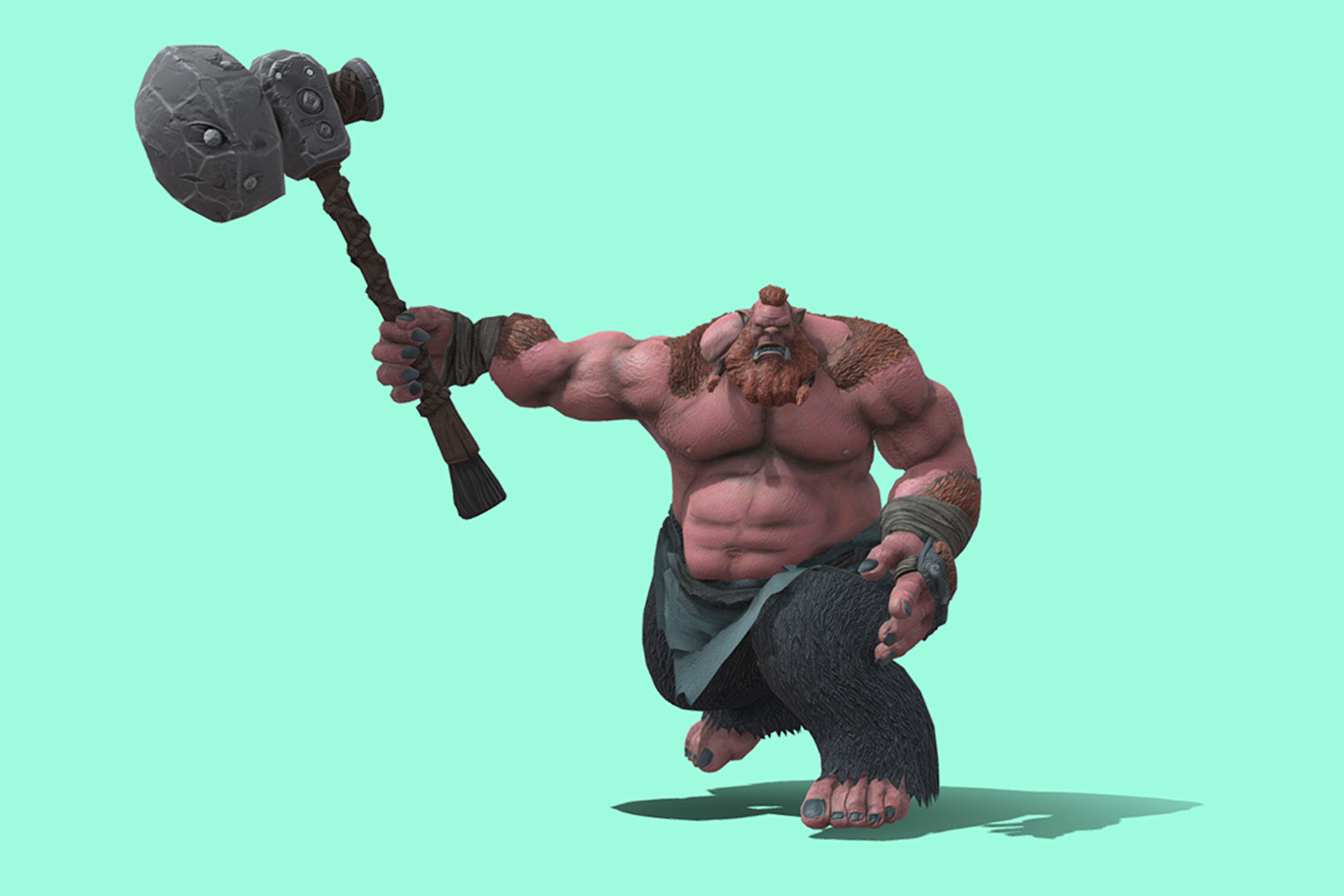 Giant Low-poly 3D model_3