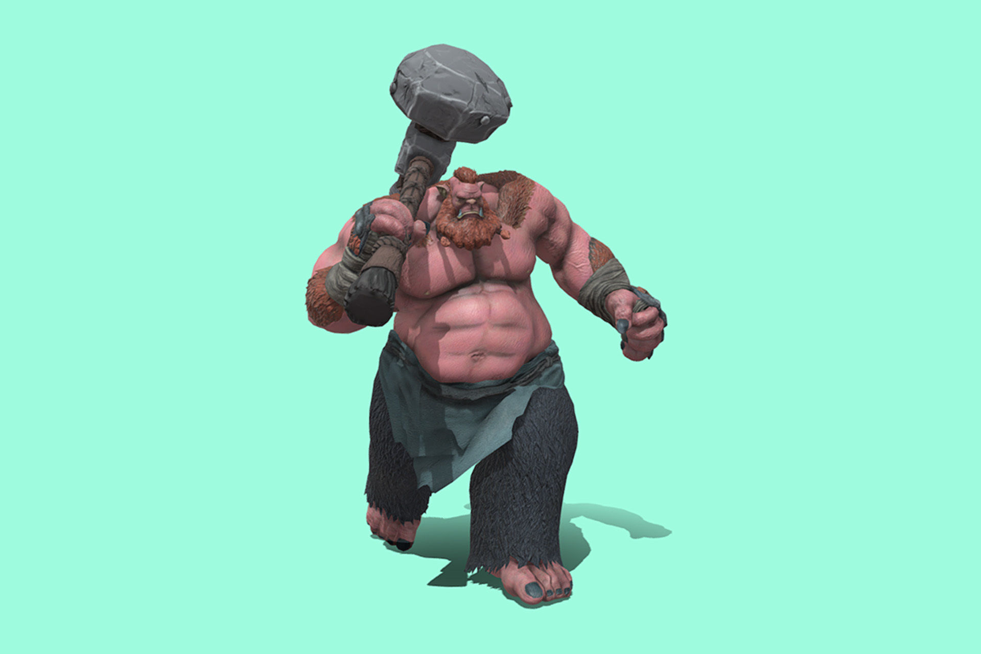 Giant Low-poly 3D model_4