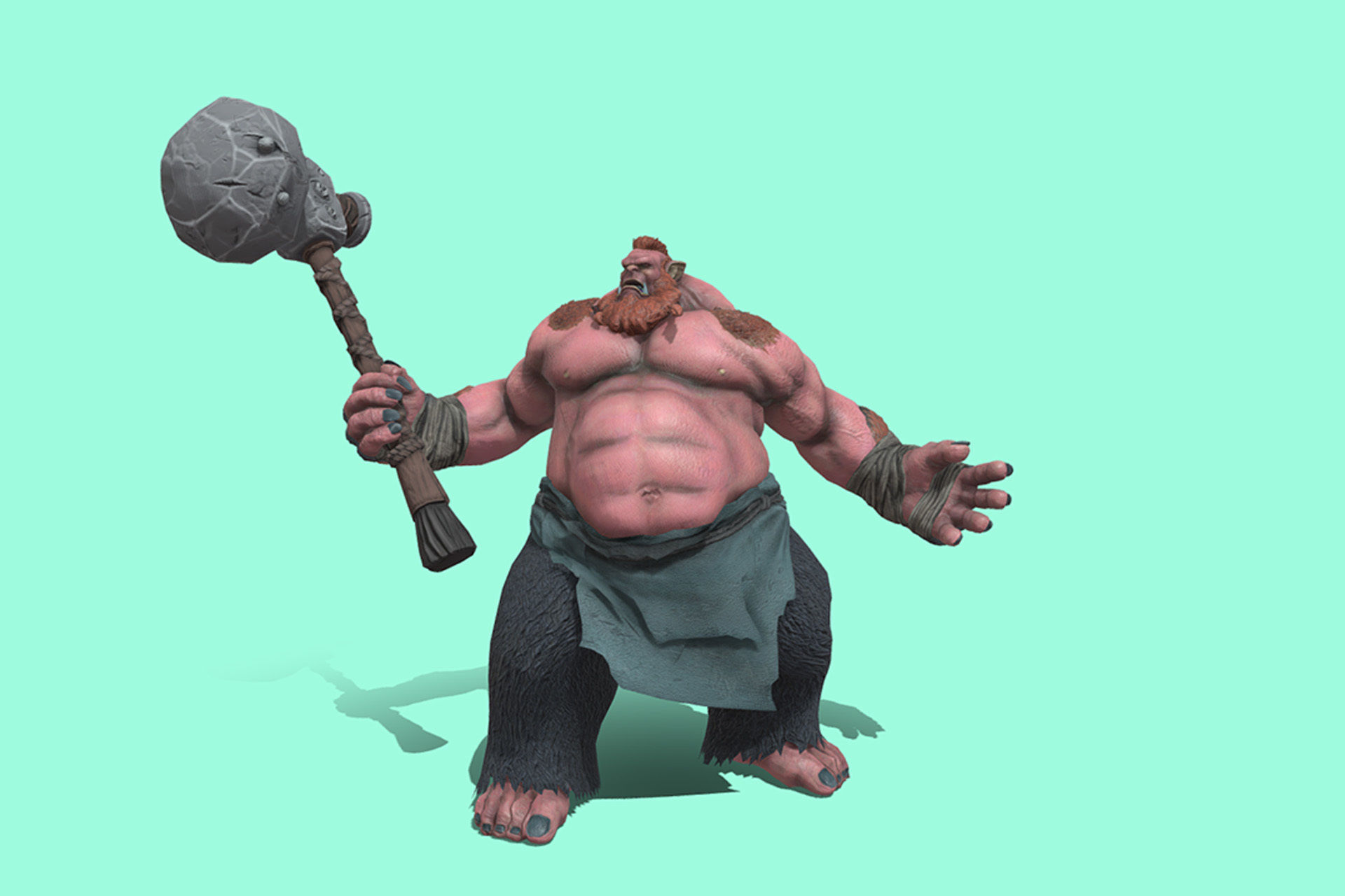 Giant Low-poly 3D model_2