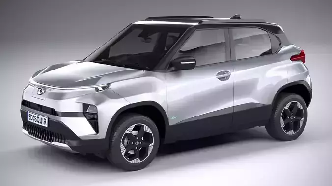 Tata Punch ev 2024 3D model