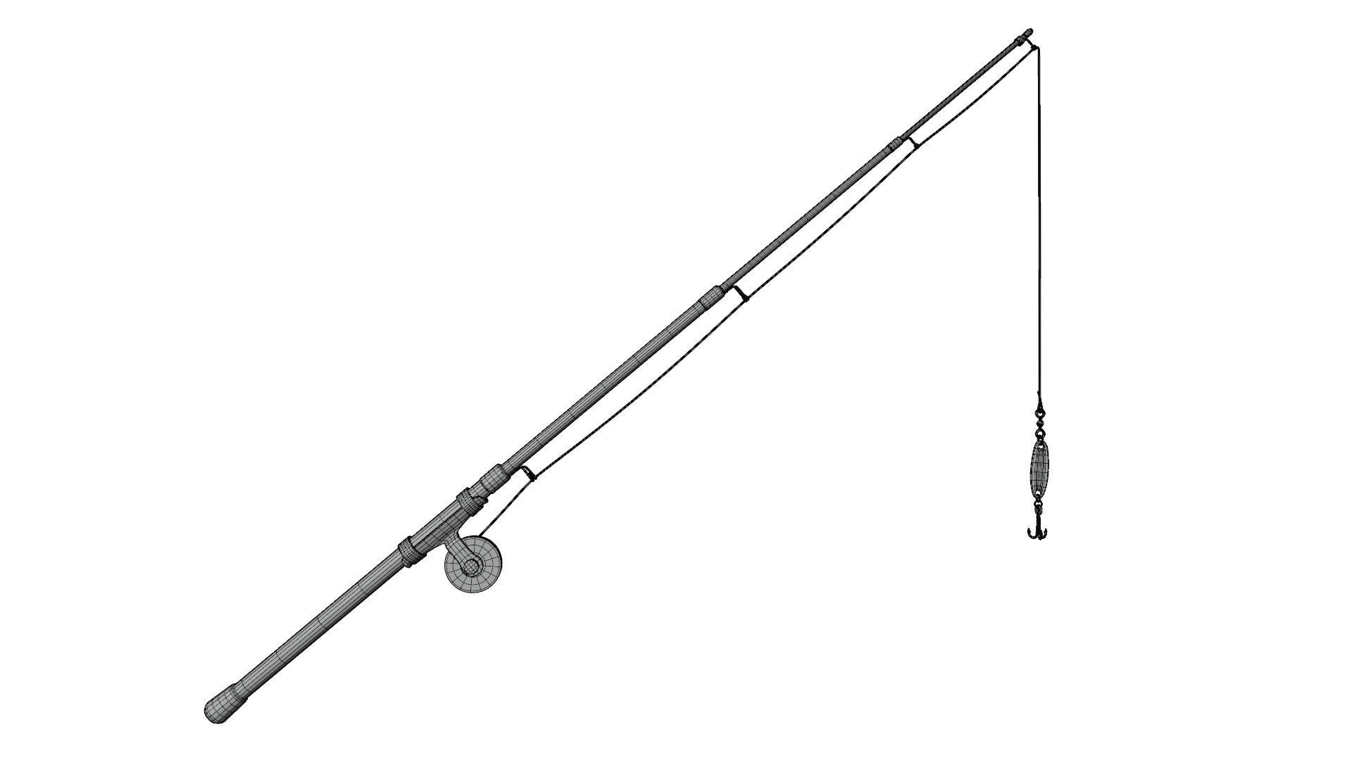 Fishing Rod 3D model_14