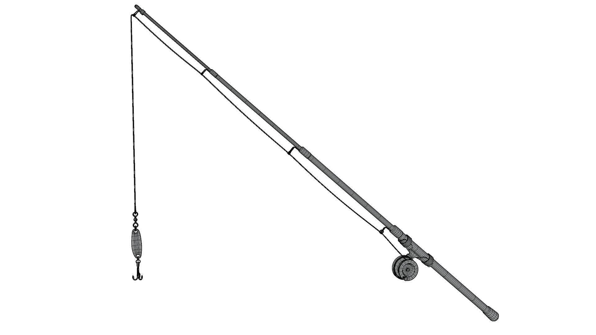 Fishing Rod 3D model_10