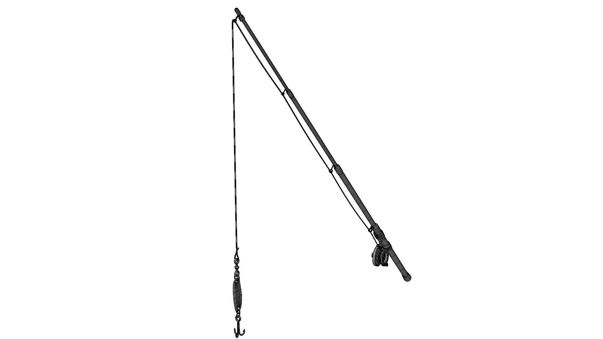 Fishing Rod 3D model_9