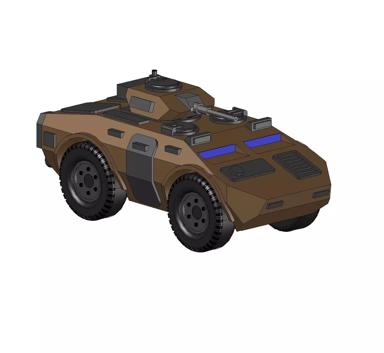 ARMORED VEHICLE MP110 3D print model