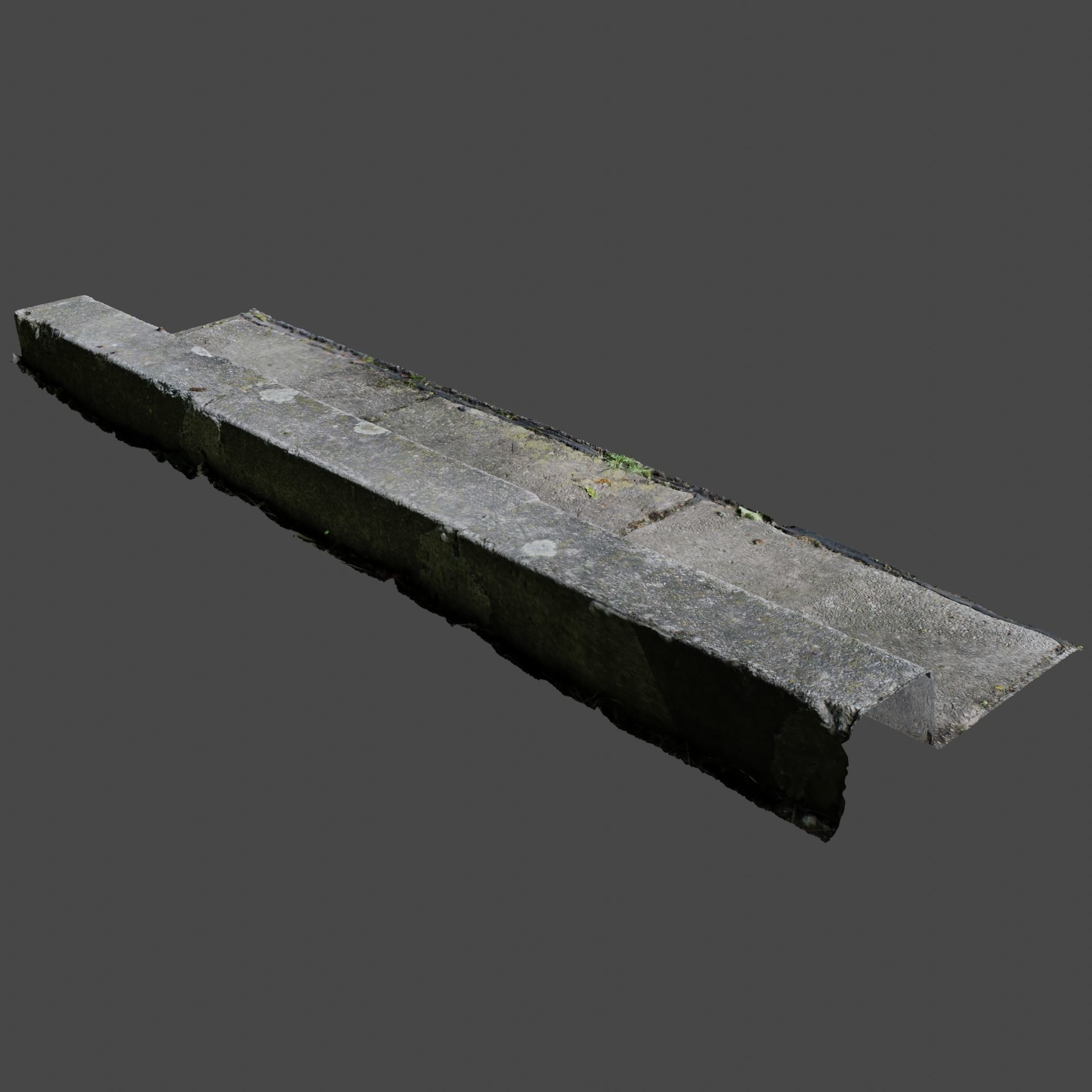 Photoscanned Curbs Pack 3D model_26