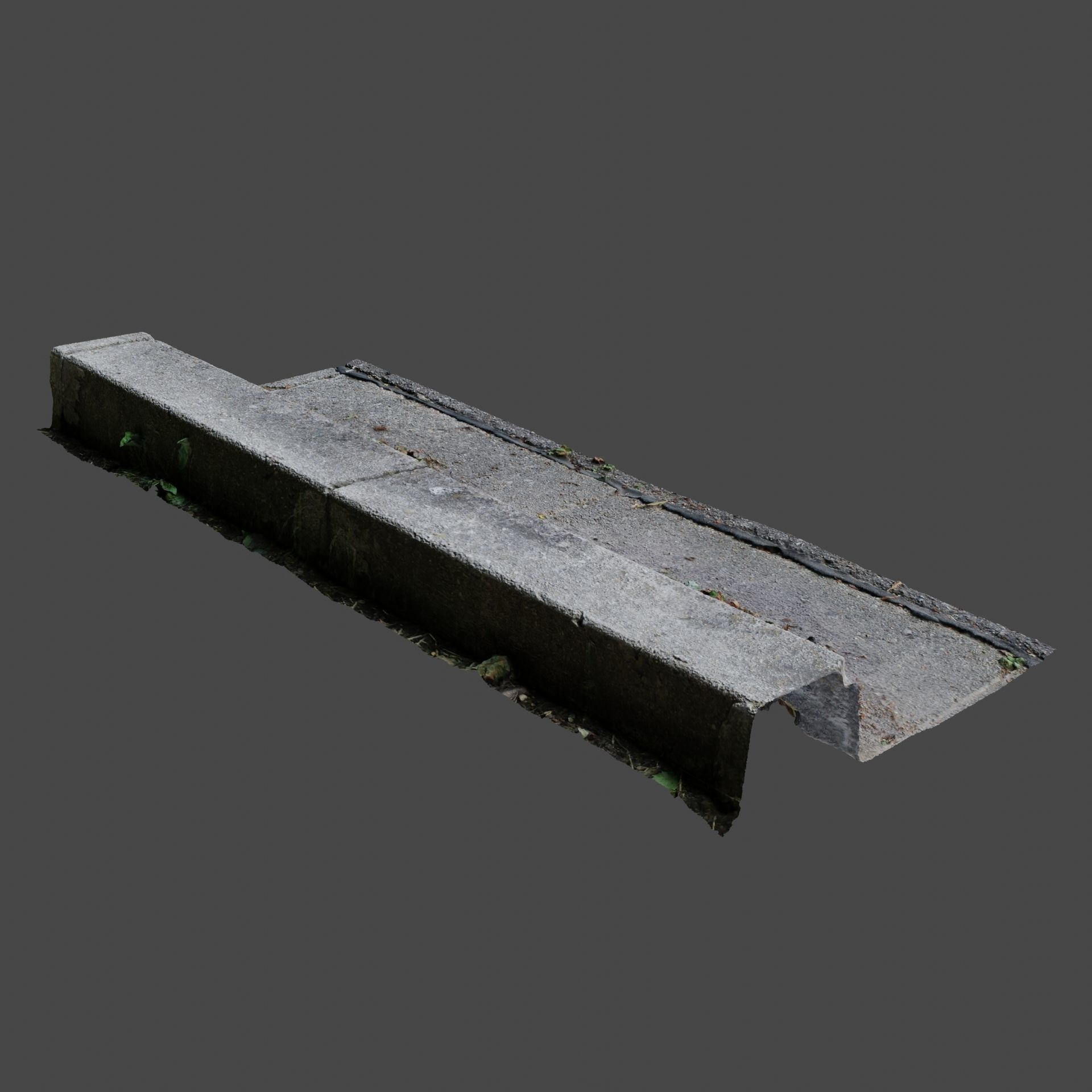 Photoscanned Curbs Pack 3D model_22