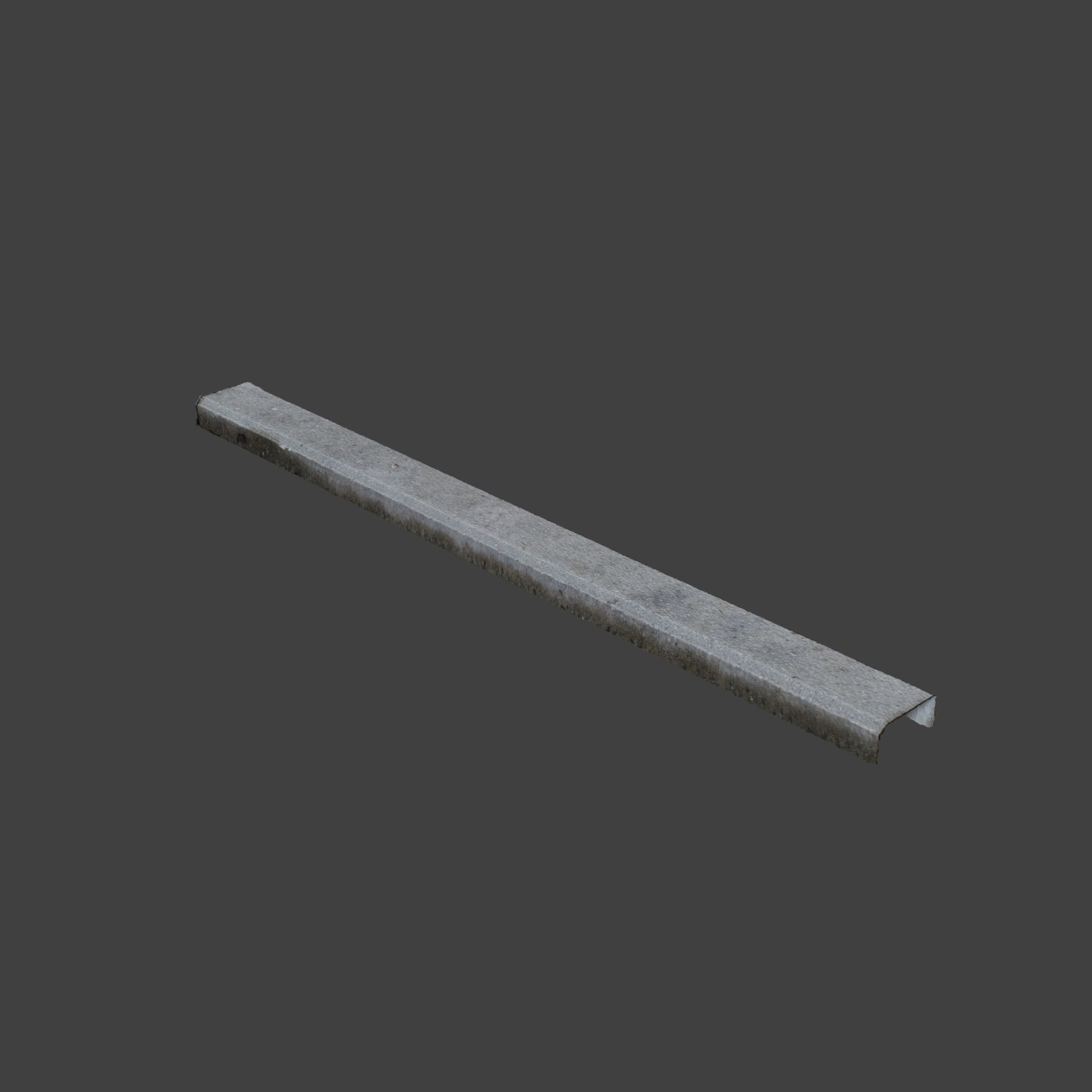 Photoscanned Curbs Pack 3D model_13