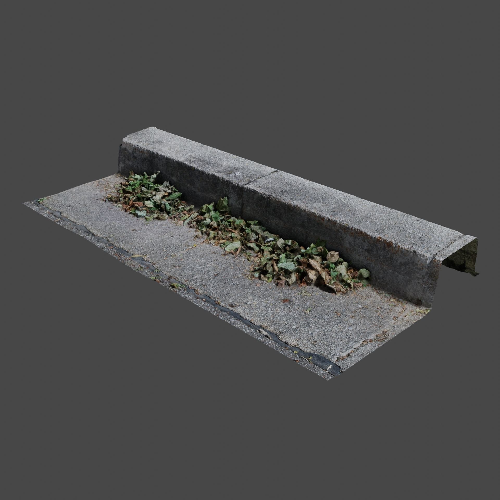 Photoscanned Curbs Pack 3D model_24