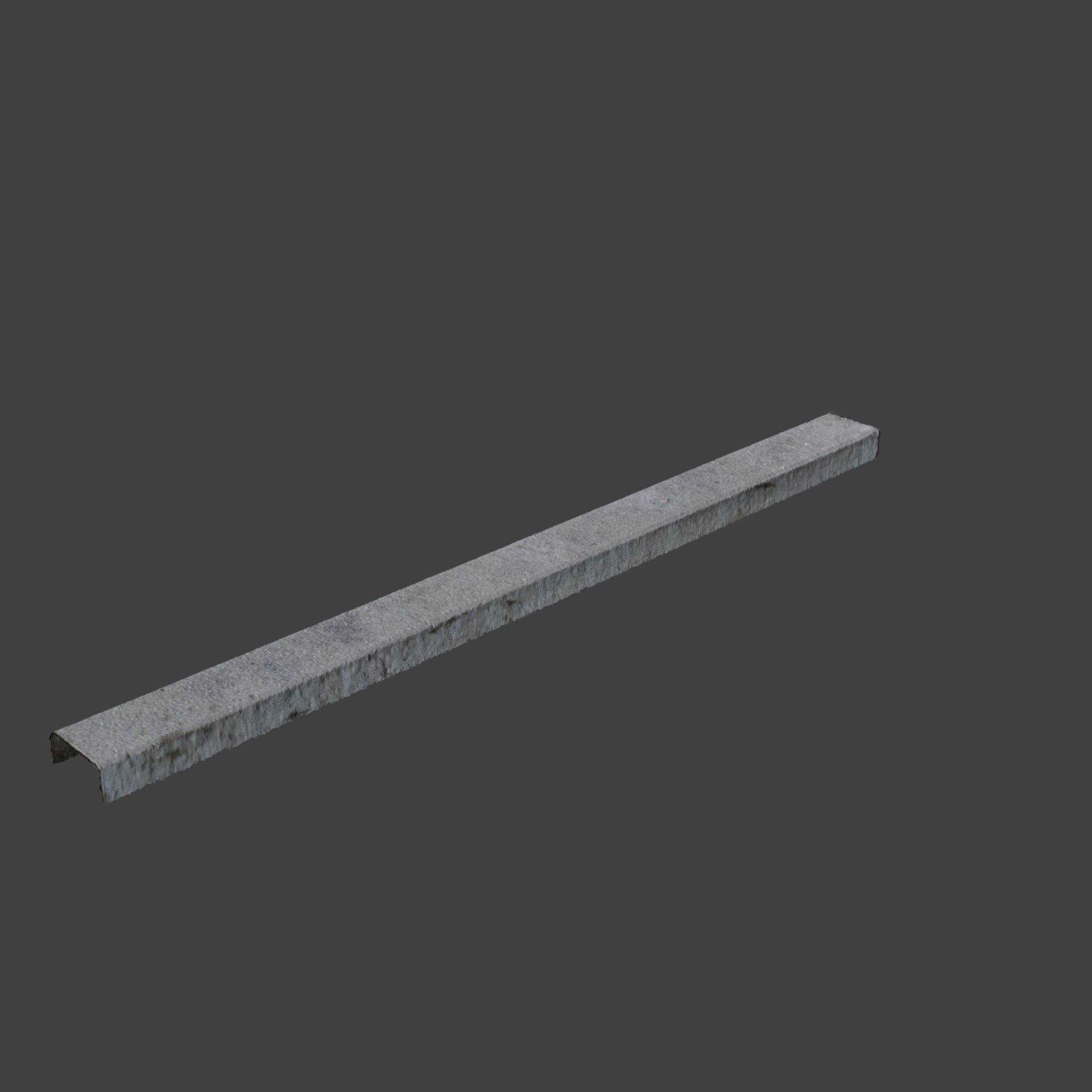 Photoscanned Curbs Pack 3D model_16