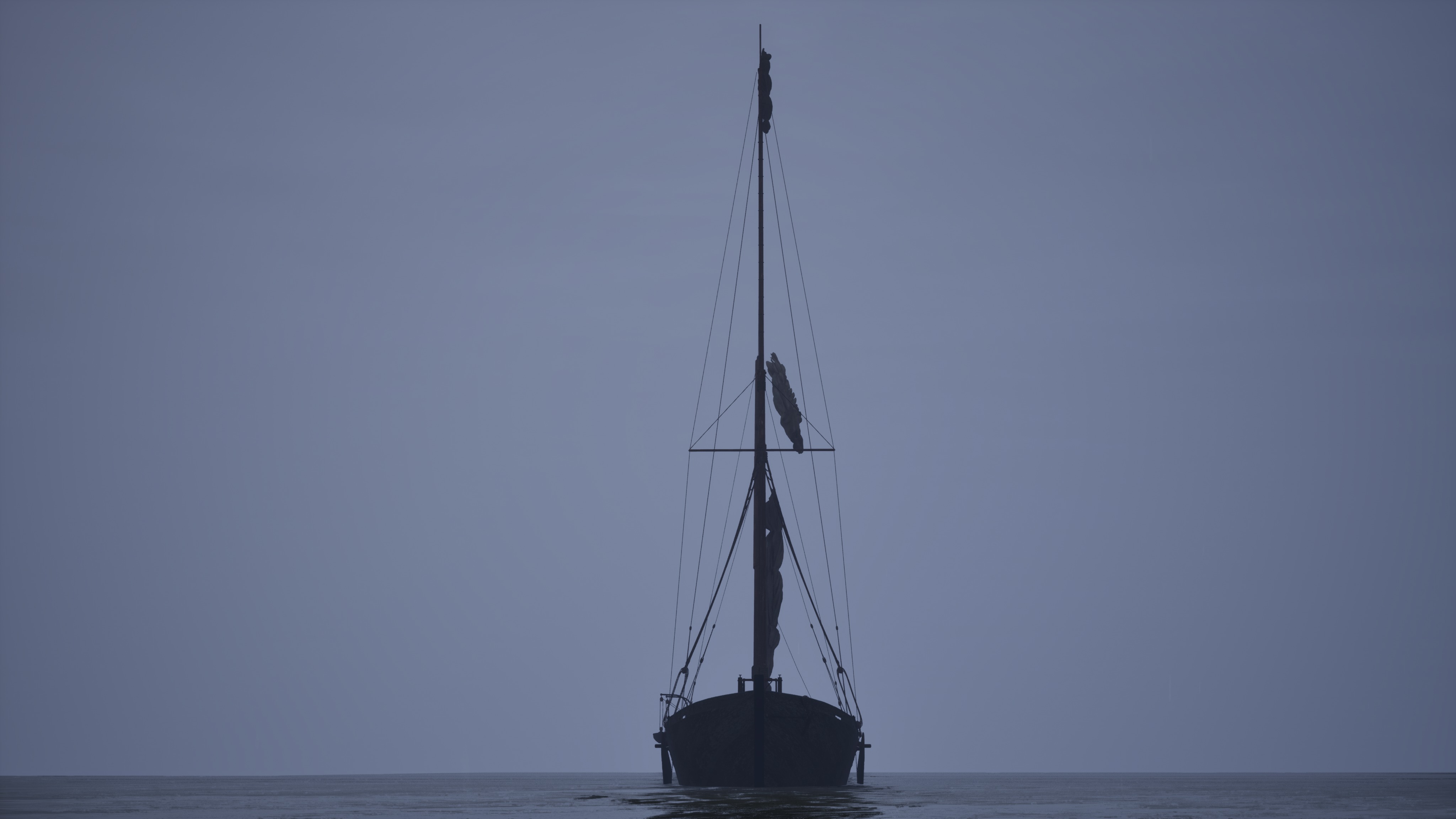 Victorian Thames Barge  3D model_13
