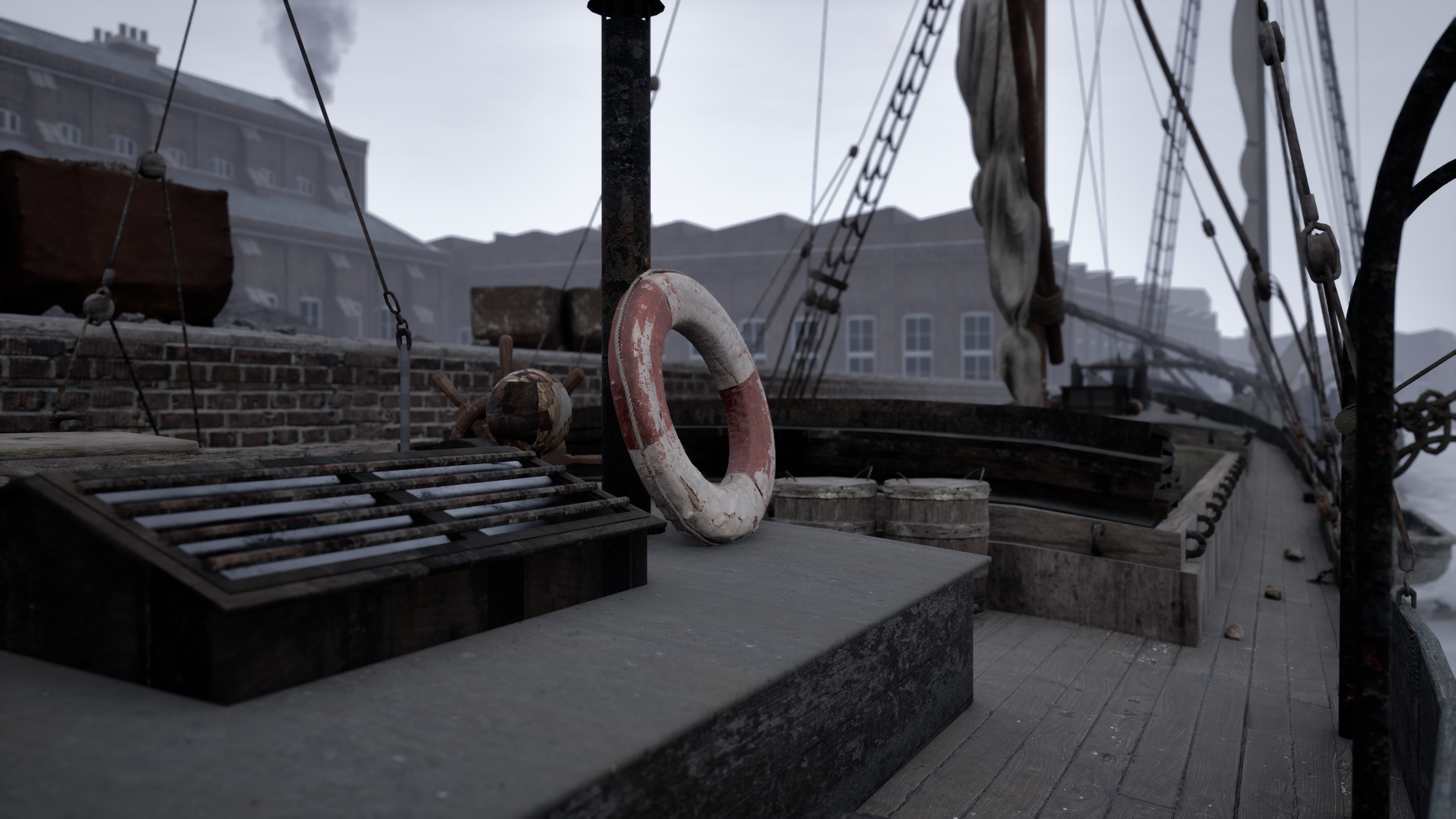Victorian Thames Barge  3D model_15