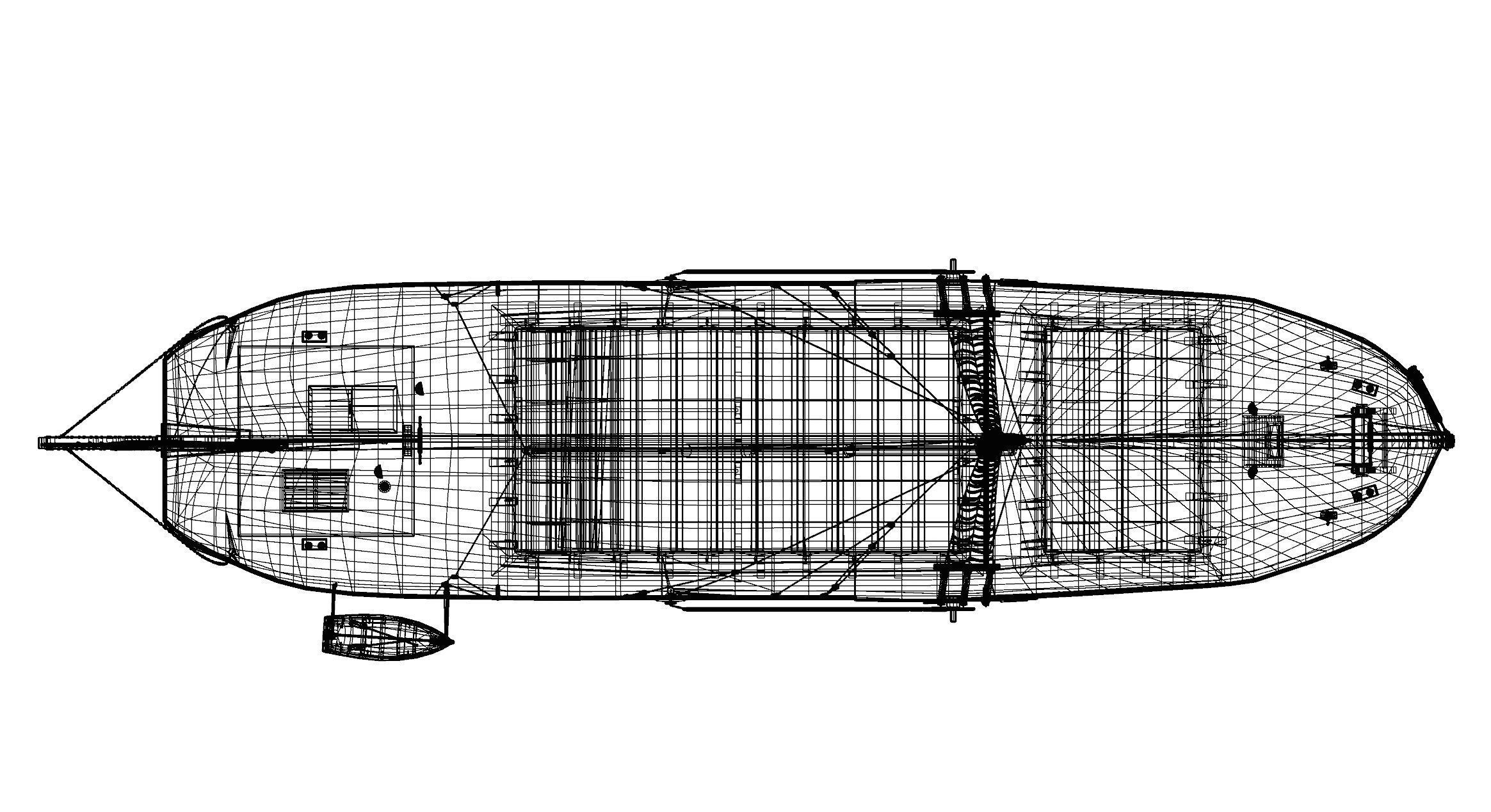 Victorian Thames Barge  3D model_10