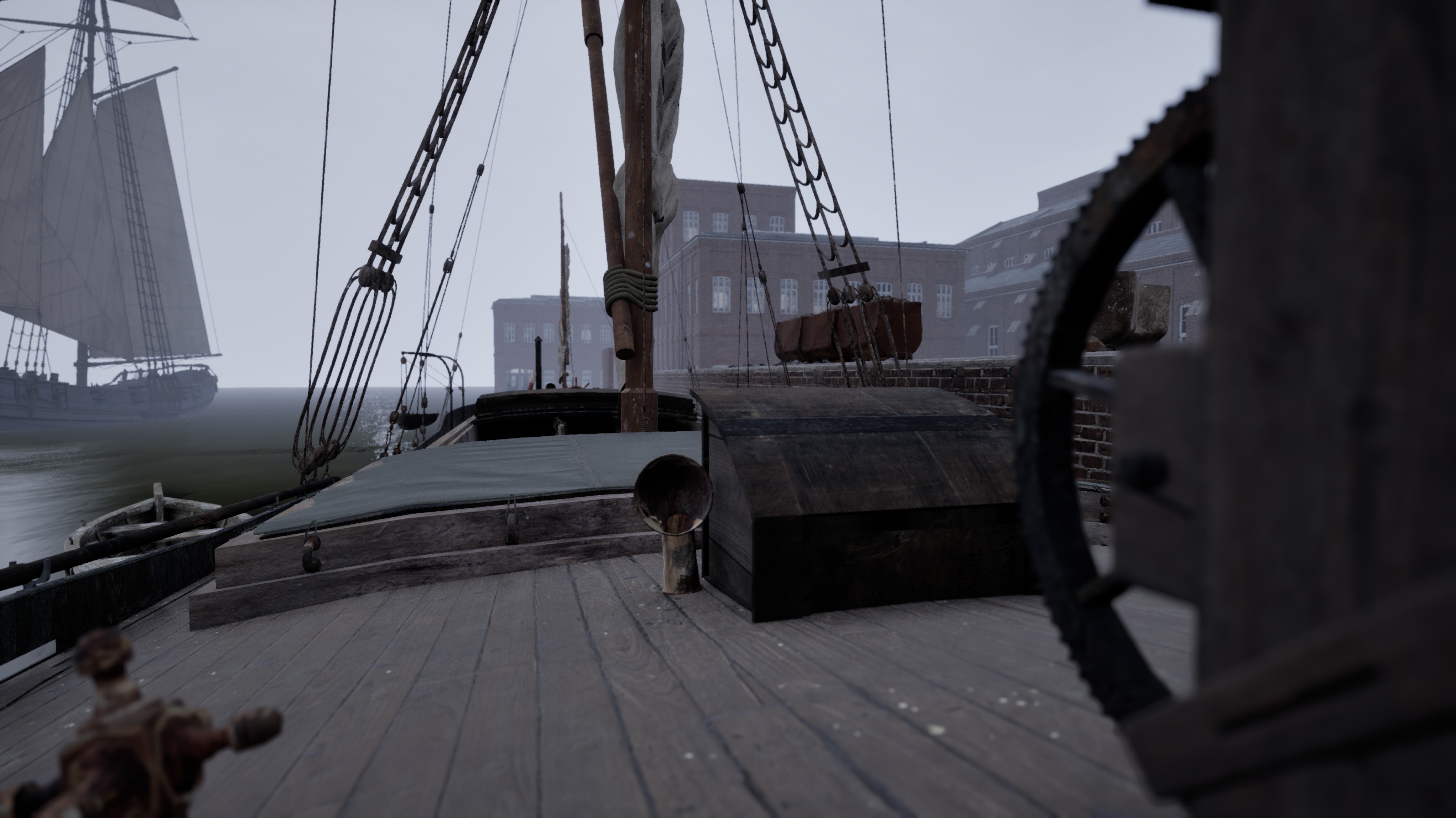 Victorian Thames Barge  3D model_16