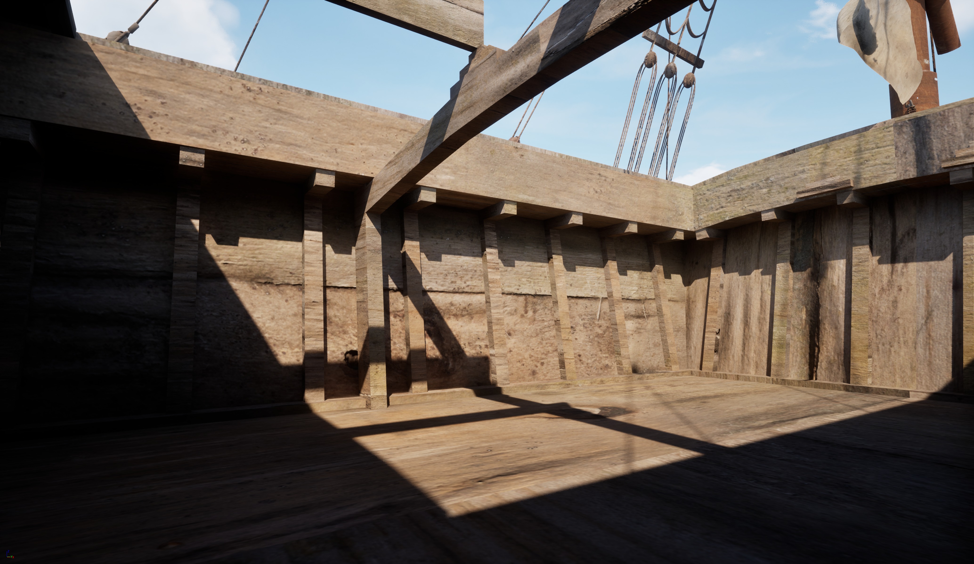 Victorian Thames Barge  3D model_11