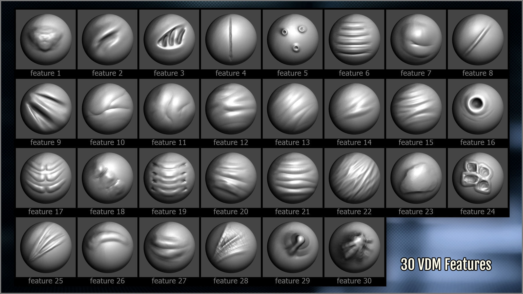 Alien Maker 130 ZBrush IMM and VDM brushes   3D model_5