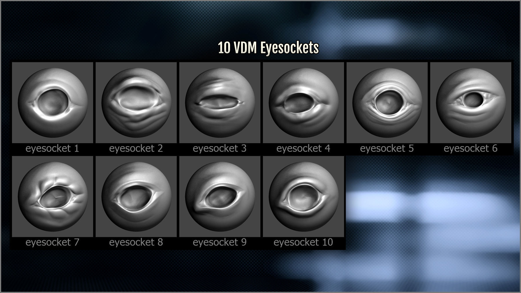 Alien Maker 130 ZBrush IMM and VDM brushes   3D model_8