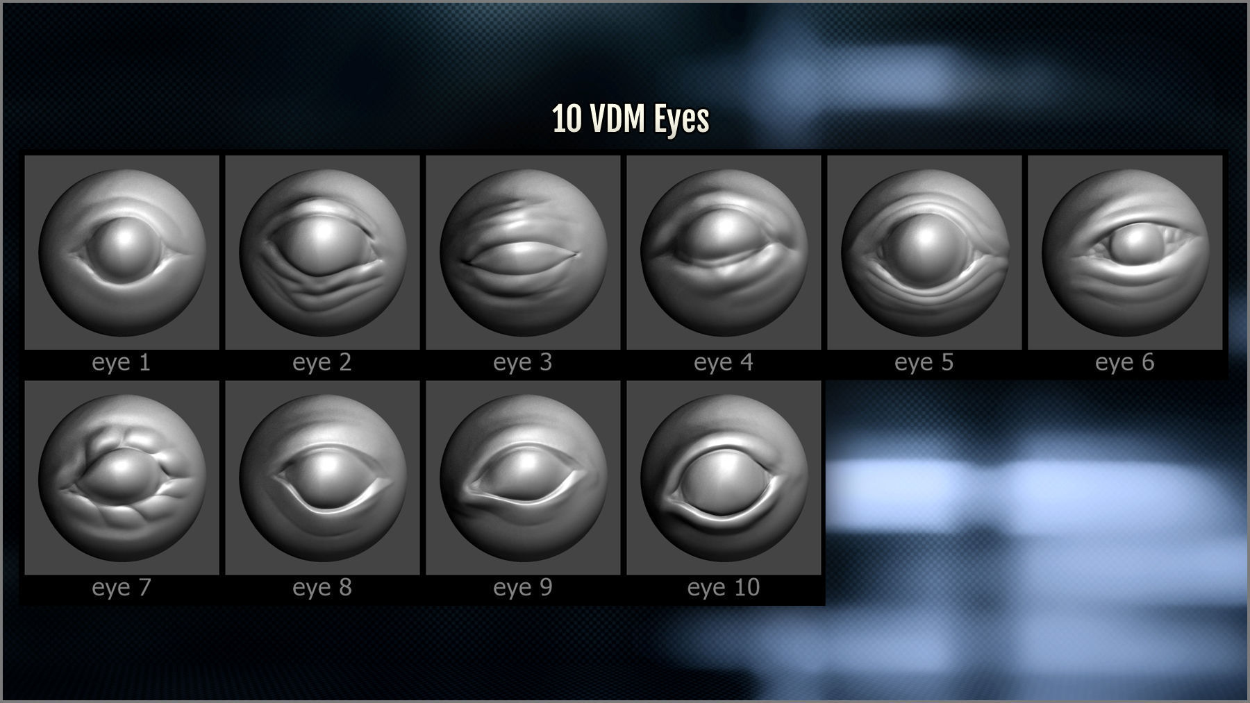 Alien Maker 130 ZBrush IMM and VDM brushes   3D model_9