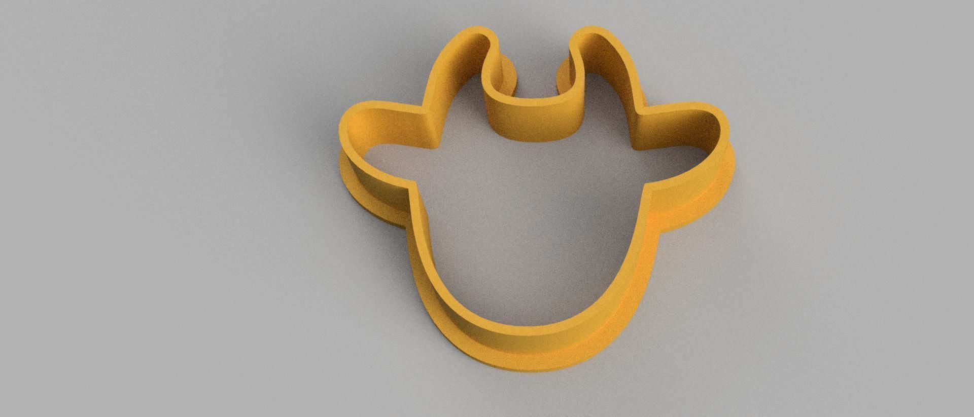 SET 5 COOKIE CUTTER 3D print model control corn cow detective 3D print model_2