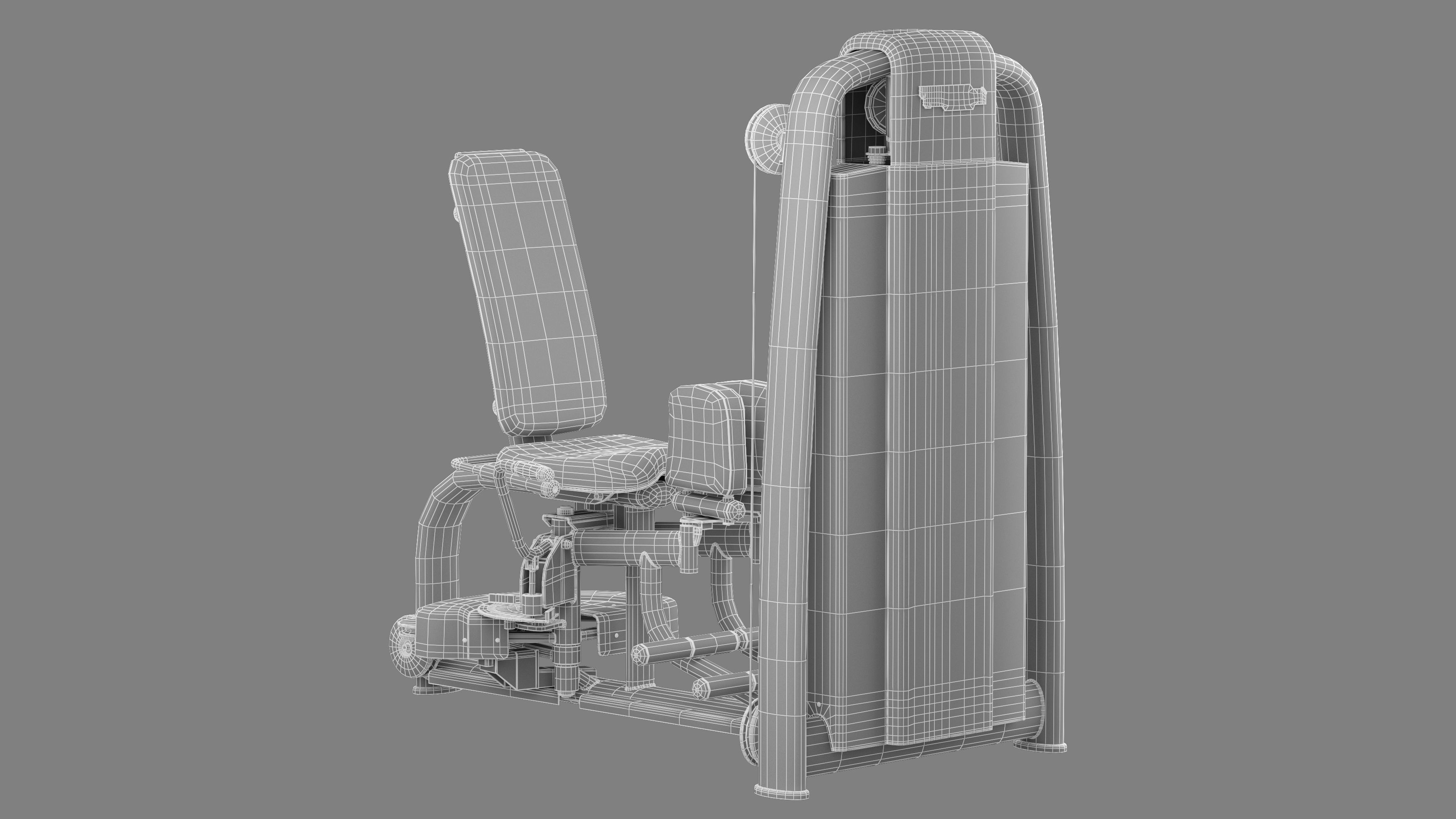 Technogym Selection 700 - Dual Add-Abductor 3D model_11