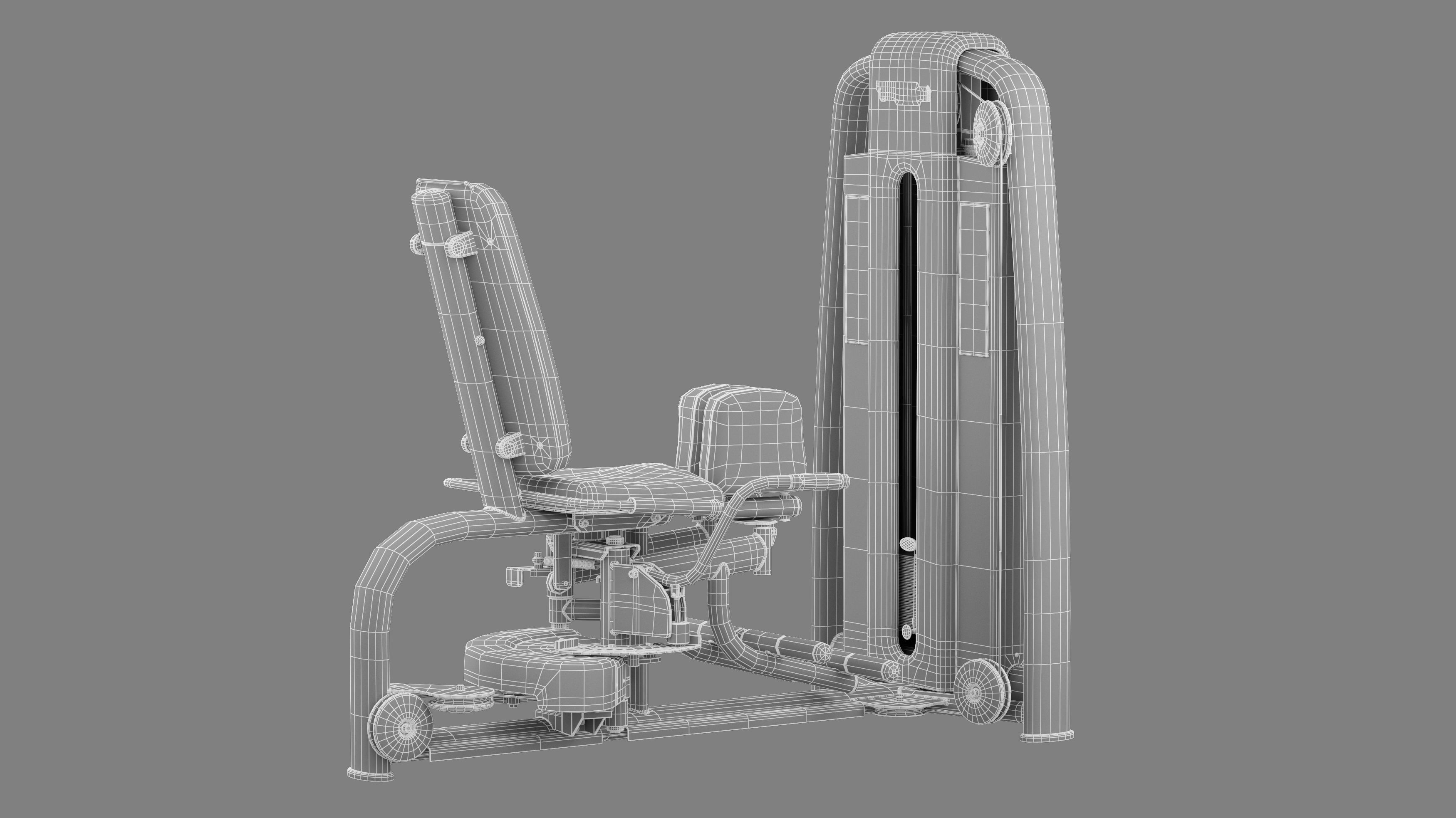Technogym Selection 700 - Dual Add-Abductor 3D model_7