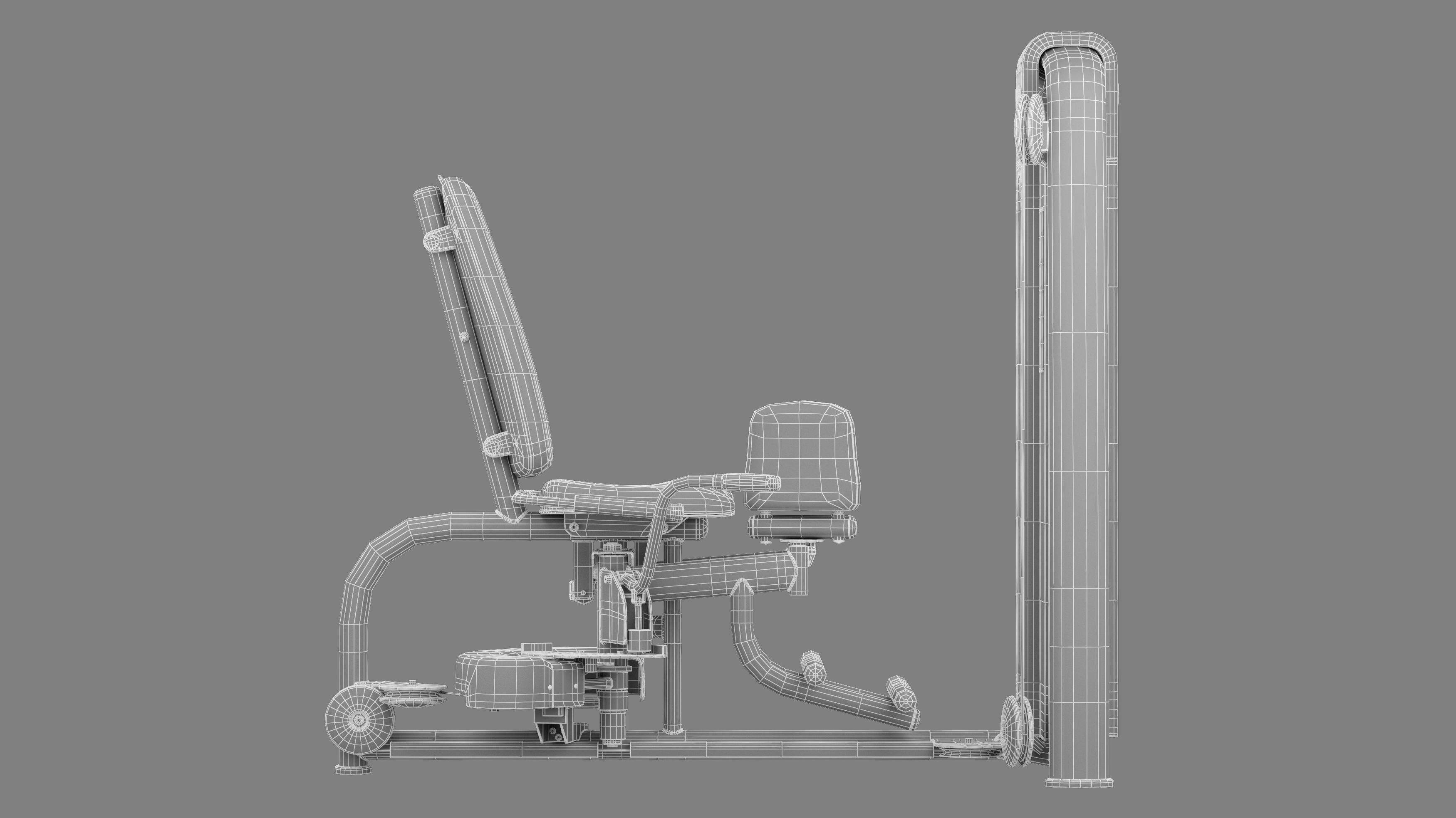 Technogym Selection 700 - Dual Add-Abductor 3D model_12