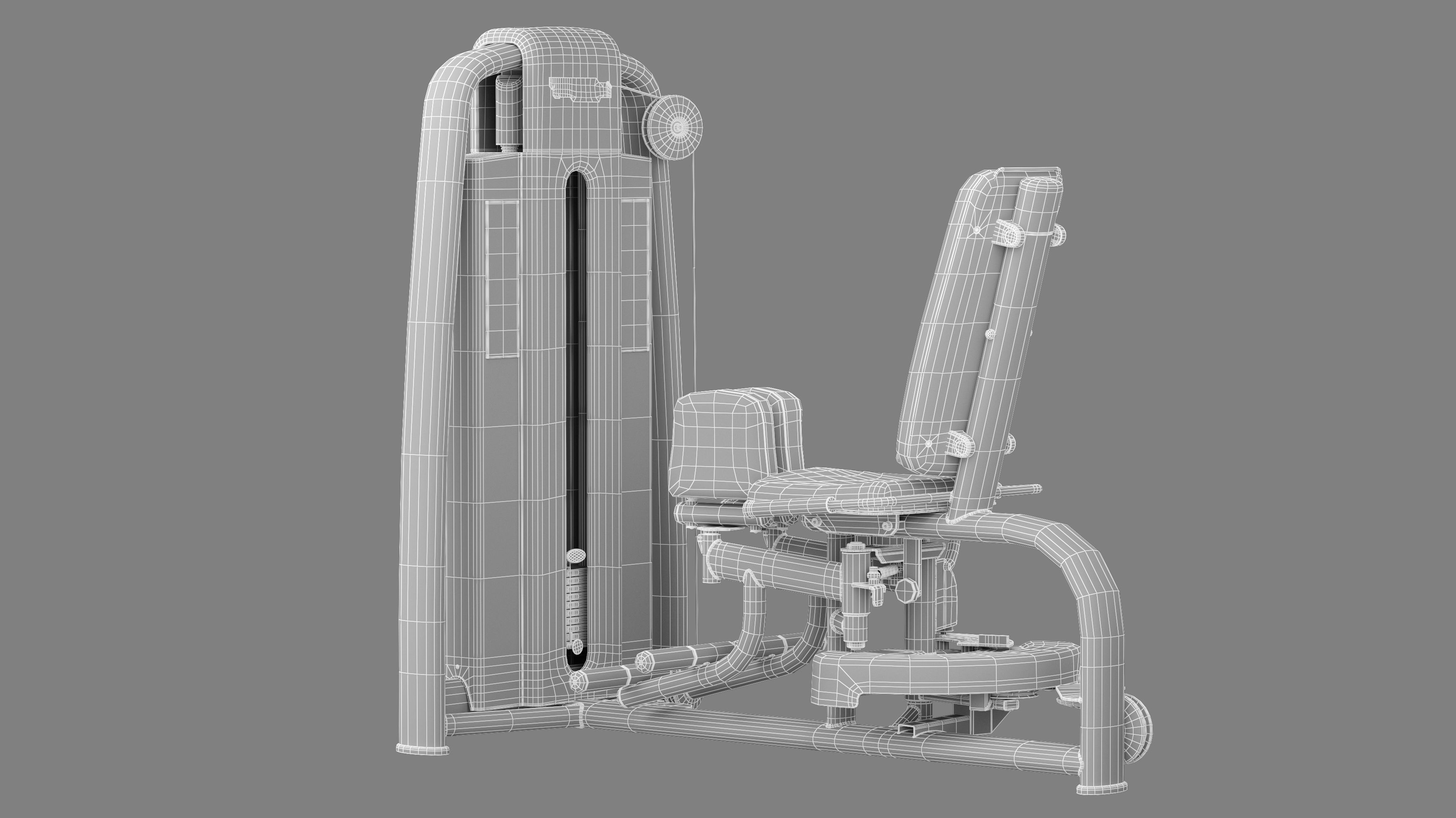 Technogym Selection 700 - Dual Add-Abductor 3D model_8