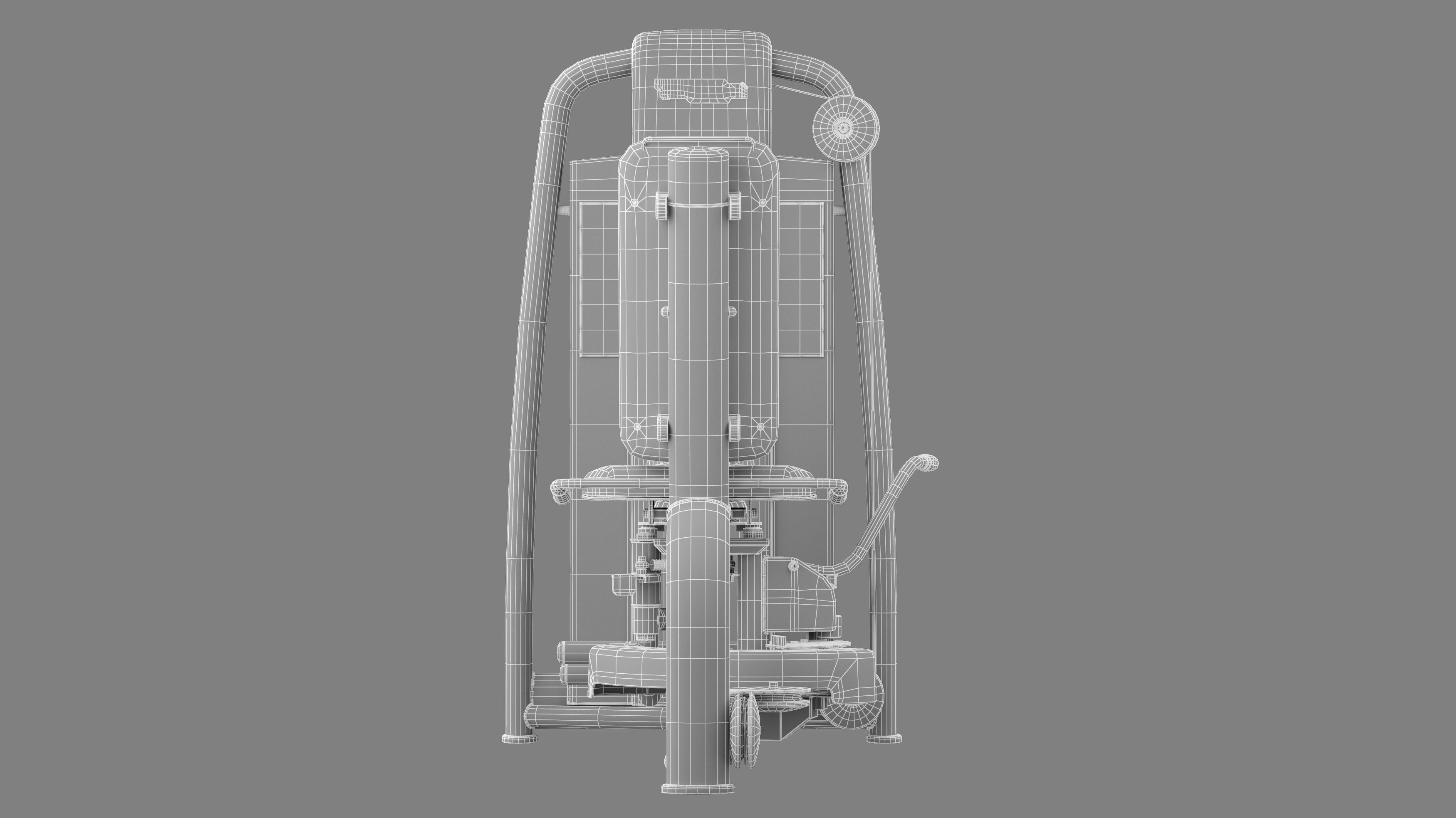 Technogym Selection 700 - Dual Add-Abductor 3D model_9