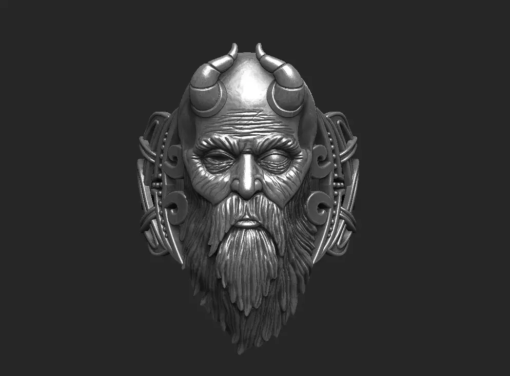 Ring Mimir God of War 3D print model 3D print model