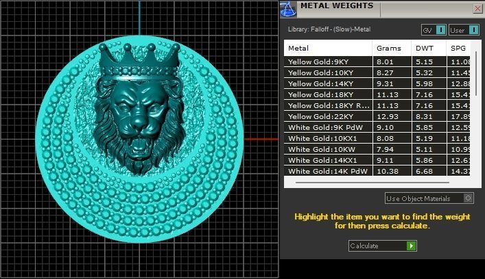 half set lion 3D print model_16