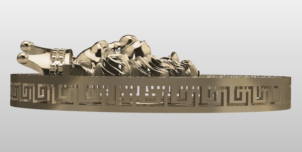half set lion 3D print model_9