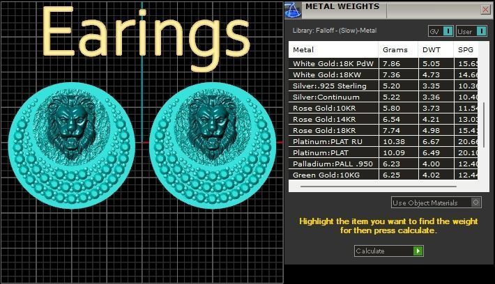 half set lion 3D print model_19