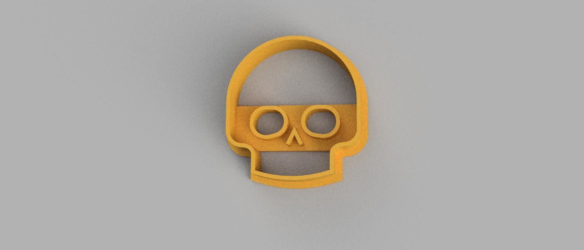 SET 5 COOKIE CUTTER 3D print model healt grave hand dog grandma 3D print model_4