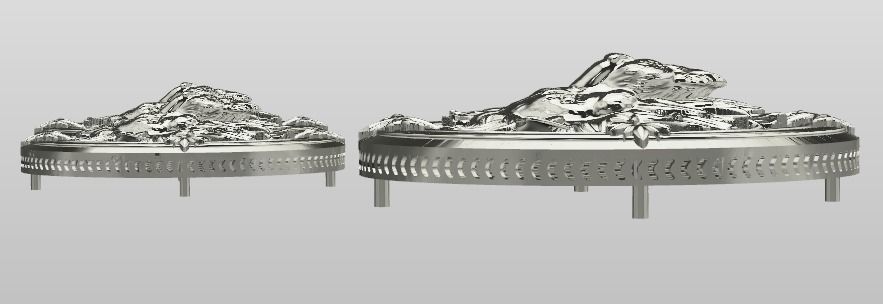 half set lion 2  3D print model_5