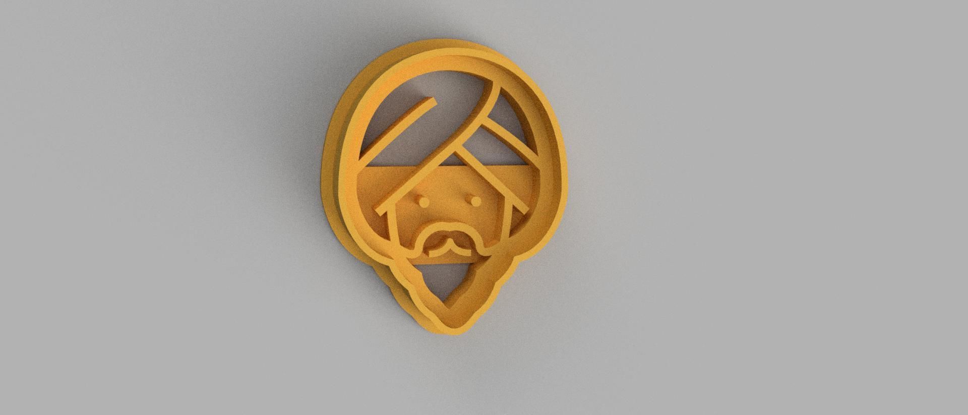 SET 5 COOKIE CUTTER 3D print model people ice-cream indian 3D print model_4