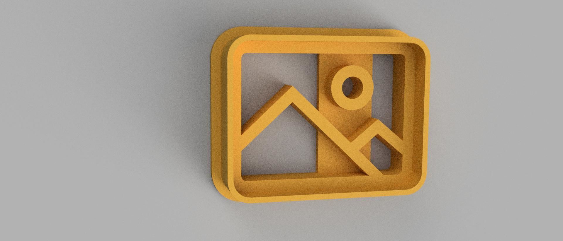 SET 5 COOKIE CUTTER 3D print model people ice-cream indian 3D print model_3