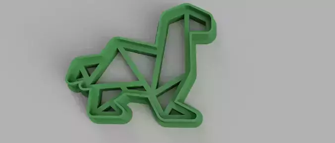 SET 5 COOKIE CUTTER 3D print model card plus points pegasus