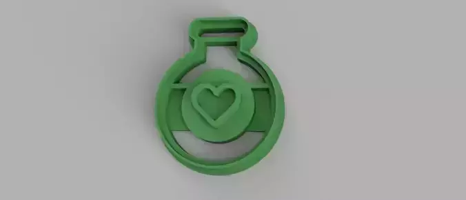 SET 5 COOKIE CUTTER 3D print model potion