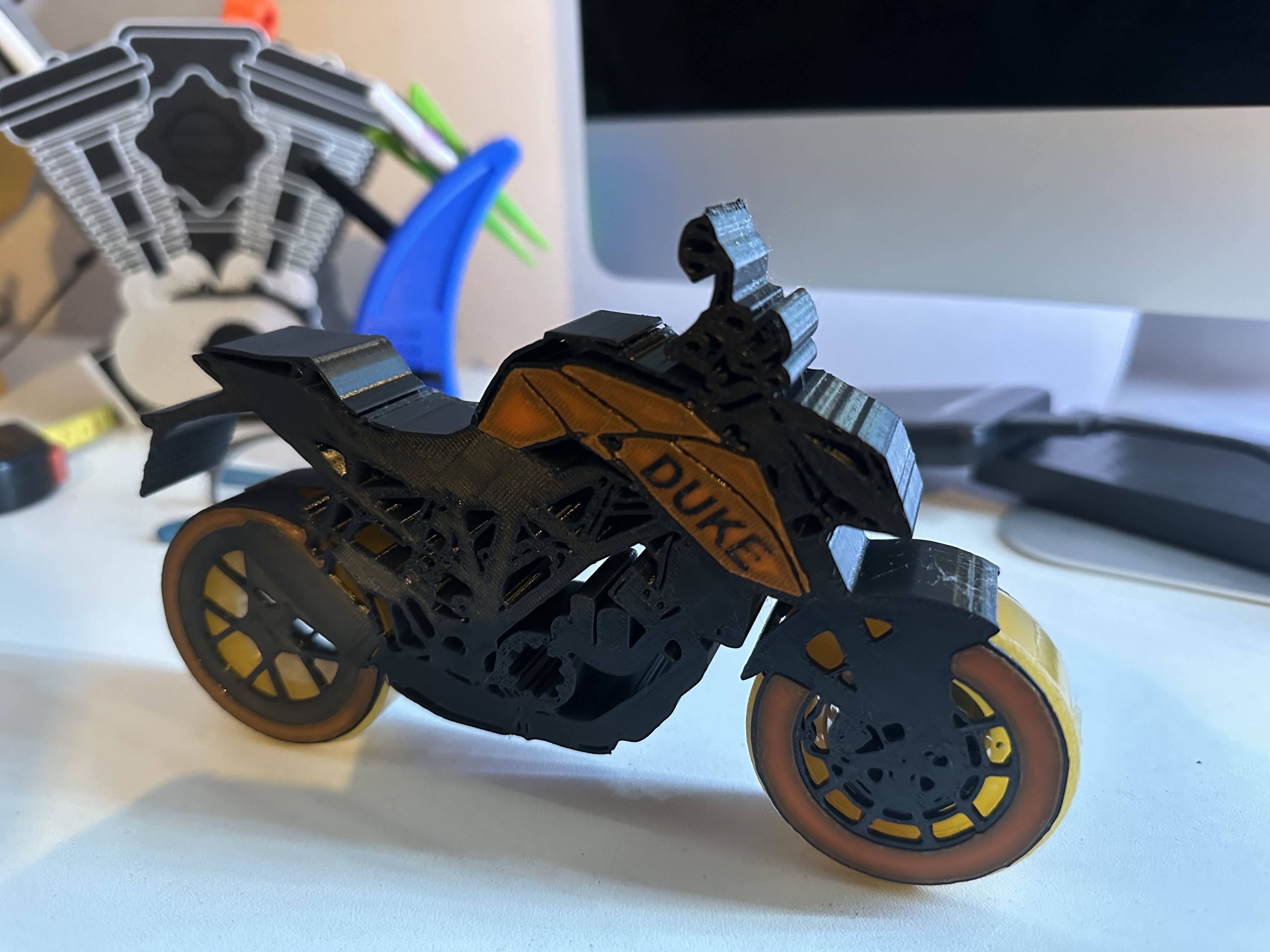 ktm duke 3D print model_1
