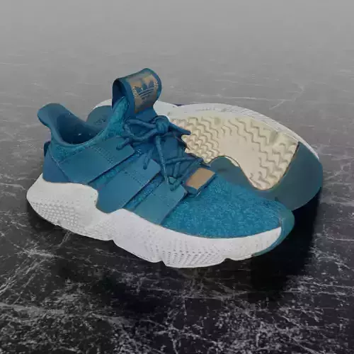 ADIDAS PROPHERE 3D SHOES - AQUA WHITE