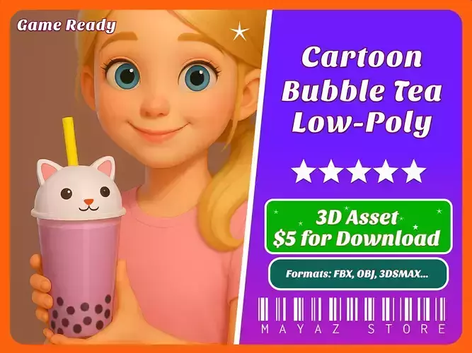 Rabbit Bubble Tea Cute