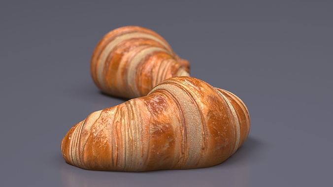 Croissant 3D model 4
