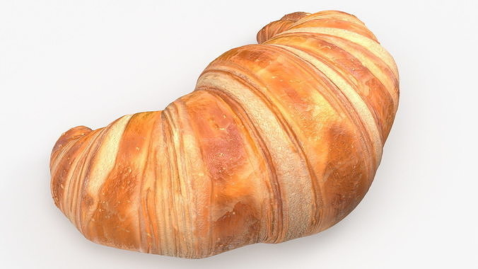 Croissant 3D model 7
