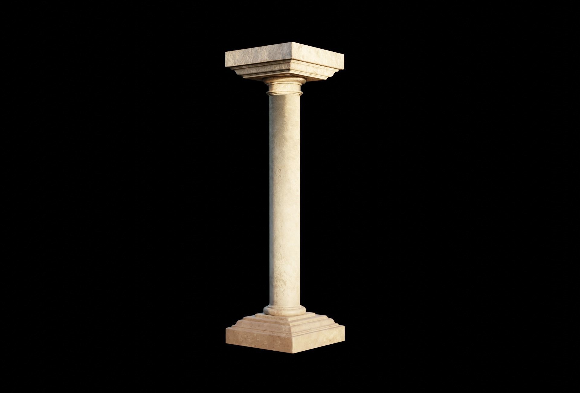 Set of 3 Colossal Columns Kit set 3D model_8