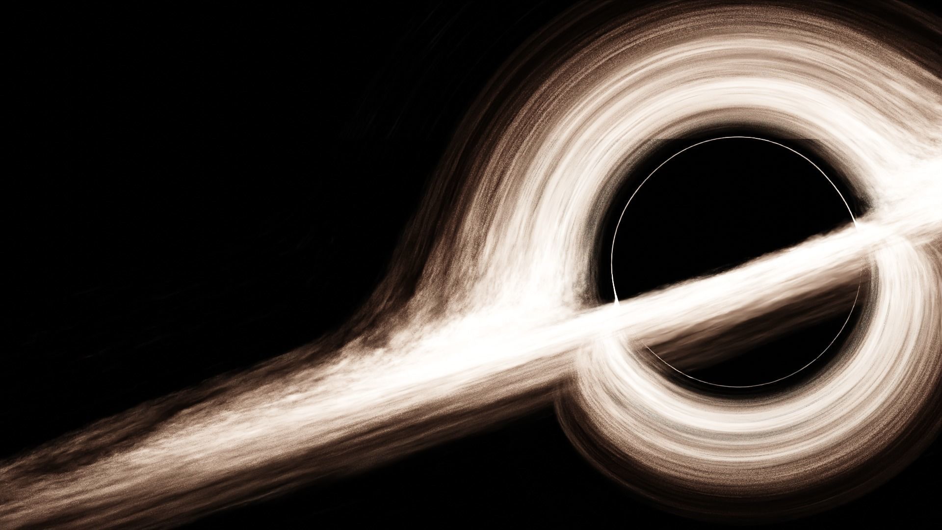 Black hole Interstellar  3D model_1