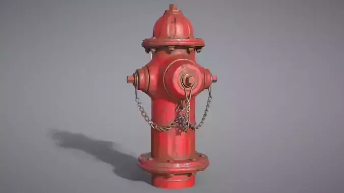 Old Fire Hydrant Game Ready