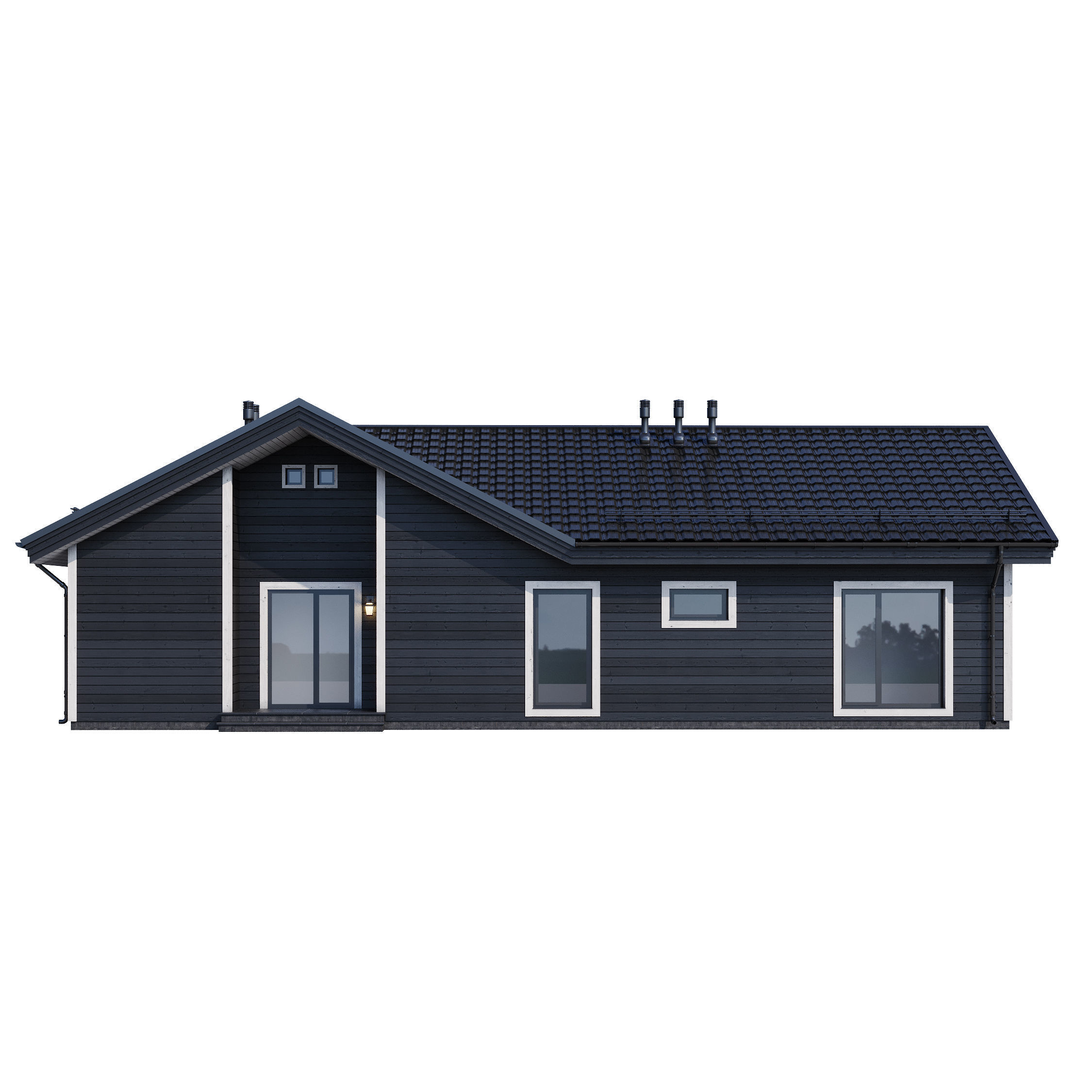 Modern house v81 3D model_13