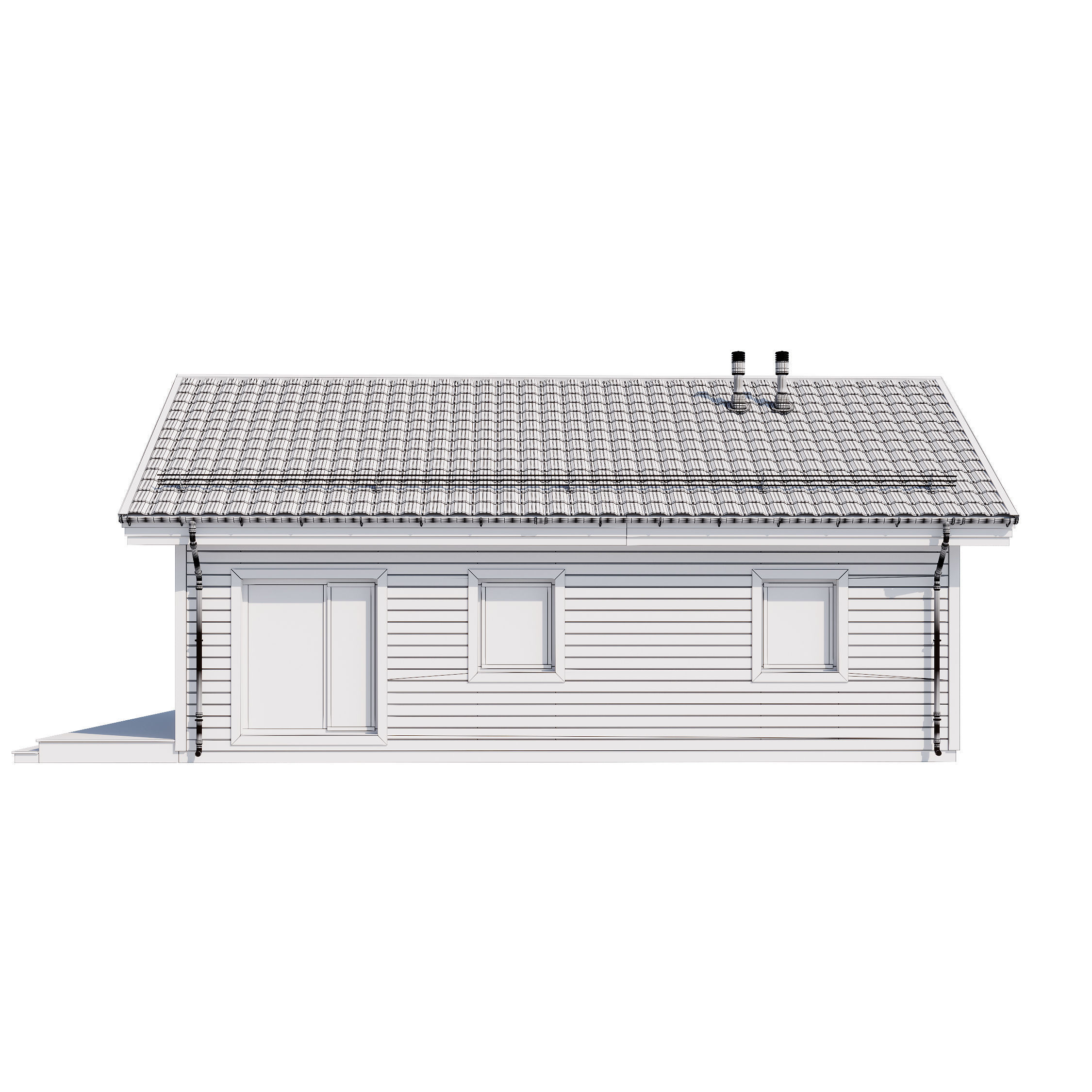 Modern house v81 3D model_21