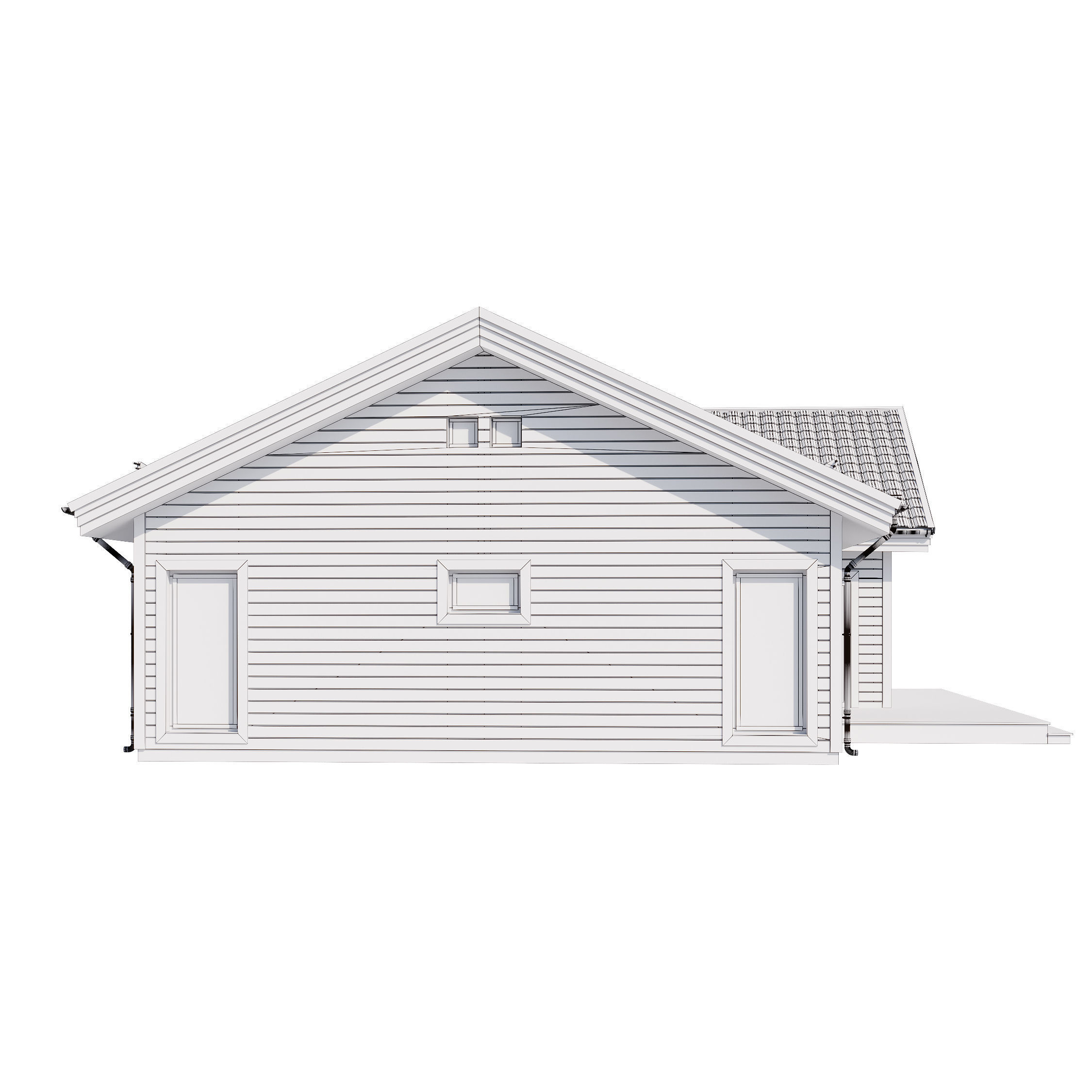 Modern house v81 3D model_23