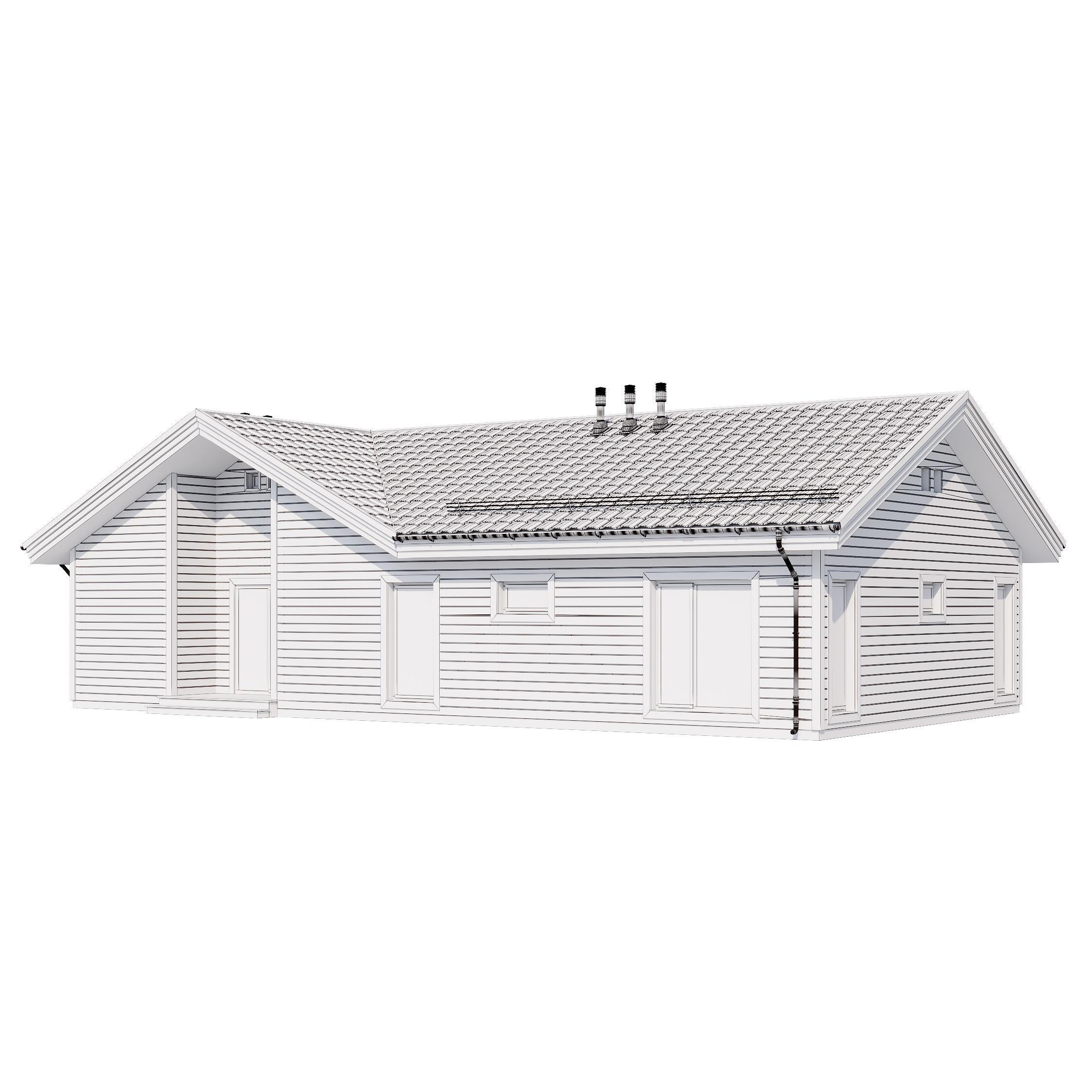 Modern house v81 3D model_18